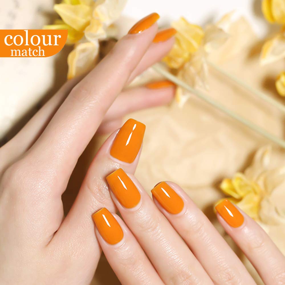 Arte Clavo 15ml Flash Yellow Orange Yellow Gel Nail Polish High Gloss Soak Off U V Gel Nail French Nail Manicure Salon DIY 3024