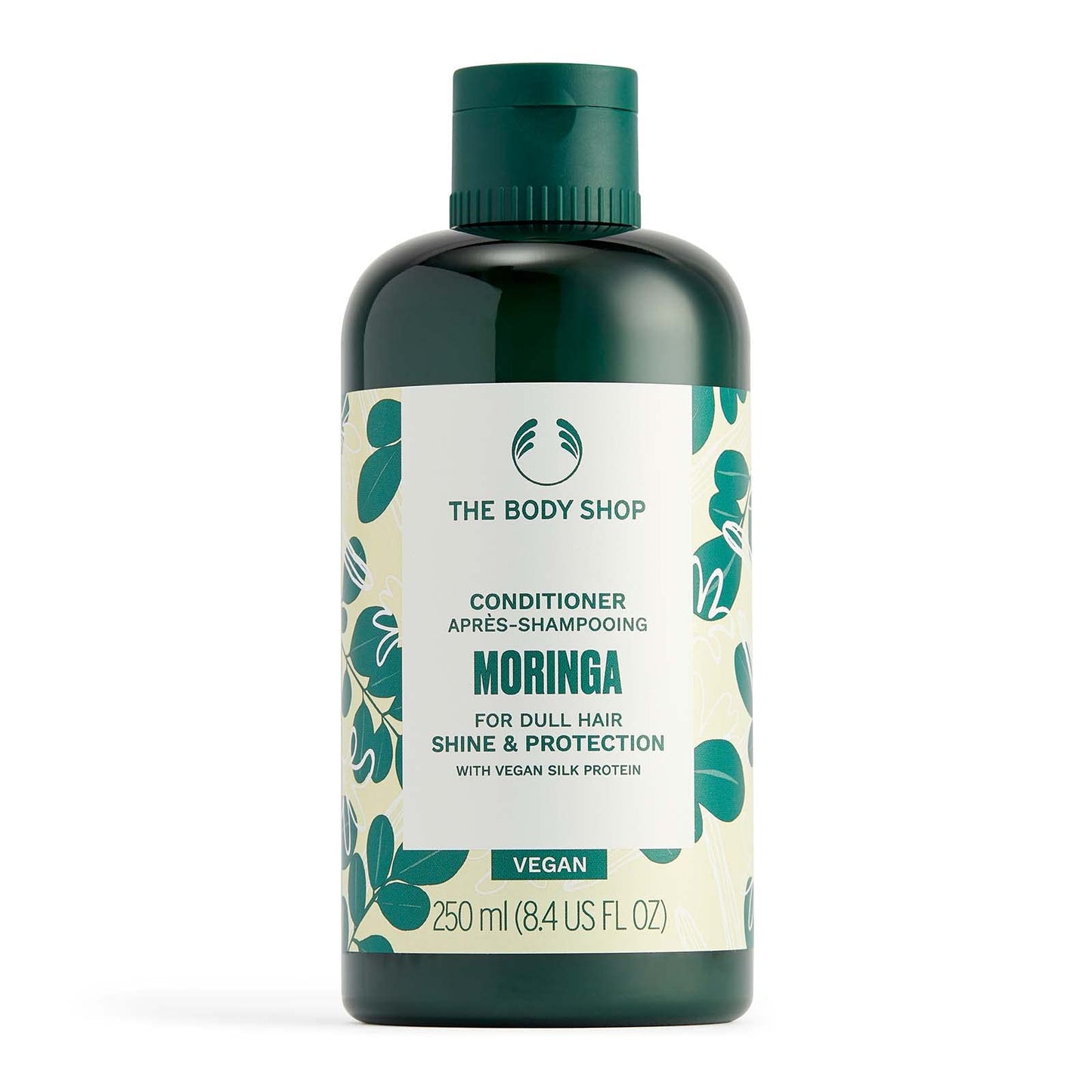 The Body Shop Moringa Shine & Protection Conditioner, For Dull Hair, Vegan, 8.4 FL OZ