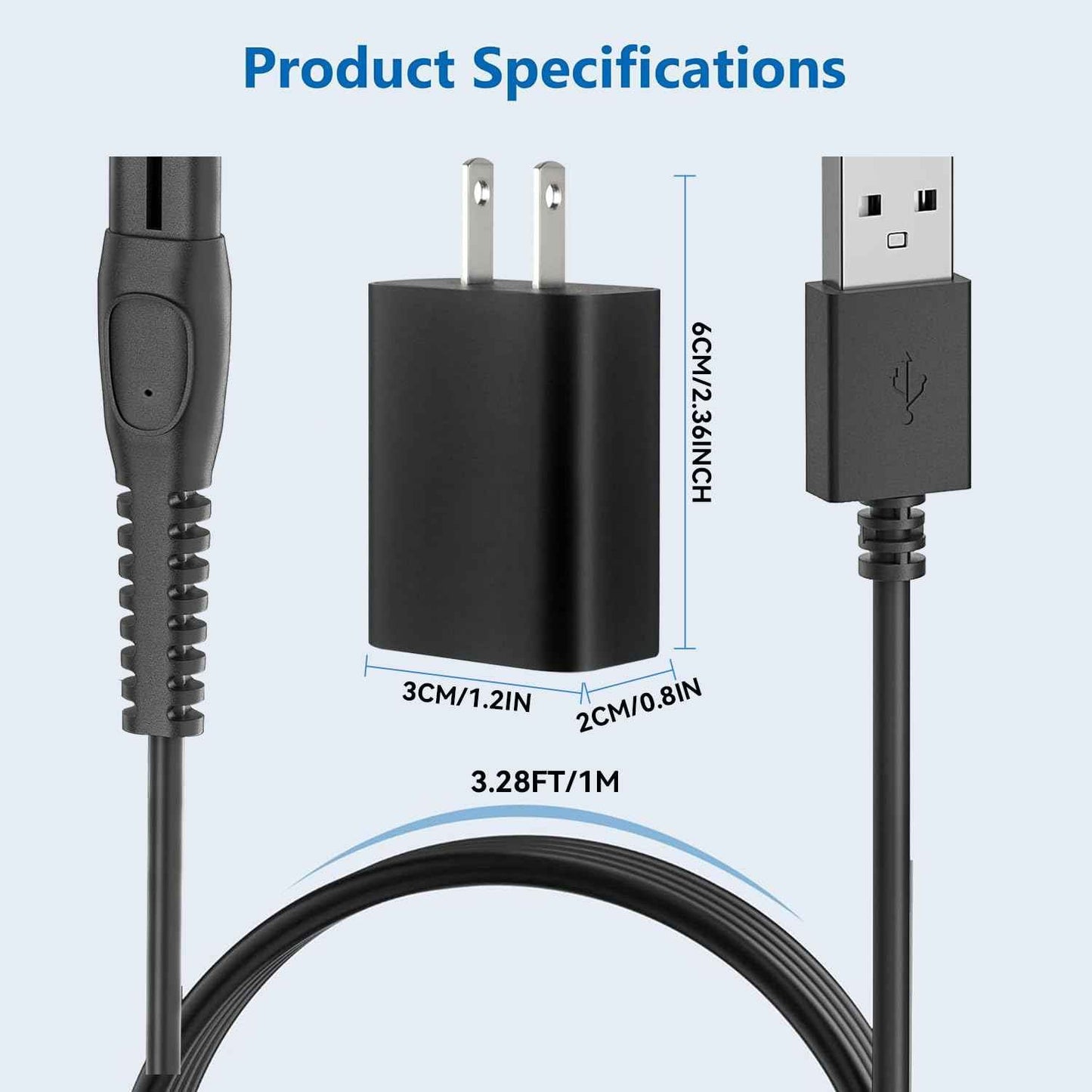 XIANG BAI QUAN 5V Charger Fit for Philips One Blade