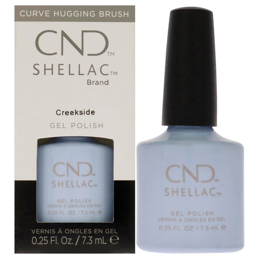 CND Shellac Gel Nail Polish, Long-lasting NailPaint Color with Curve-hugging Brush, Blue Polish, 0.25 fl oz