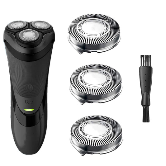 BECHY SH30 Replacement Heads for Philips Norelco Series 3000, 2000, 1000 Shavers and S738, Compatible with Philips ComfortCut Blades Shaving Heads Like S1560 S3310