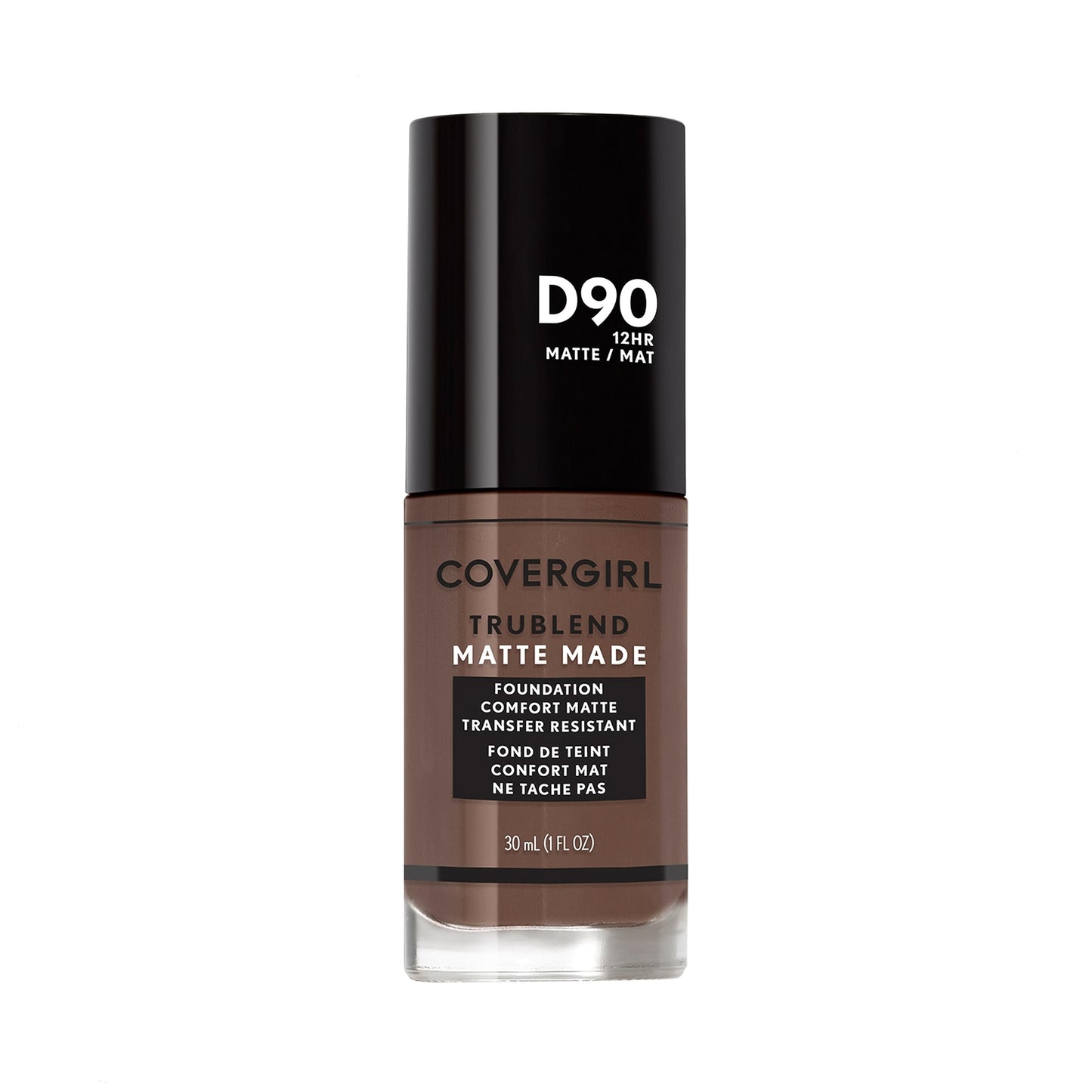 Covergirl Trublend Matte Made Liquid Foundation, D90 Espresso, 1.014 Fl Oz