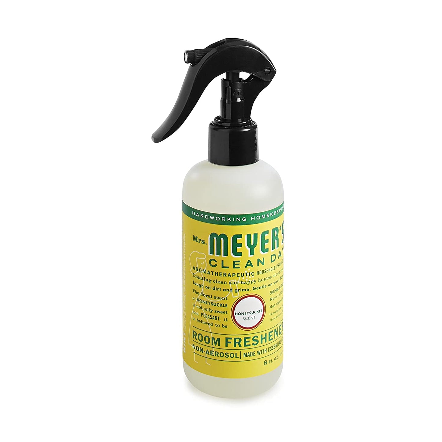 MRS. MEYER'S CLEAN DAY Room Freshener - Honeysuckle, 8 Fl Oz. (Pack of 12)