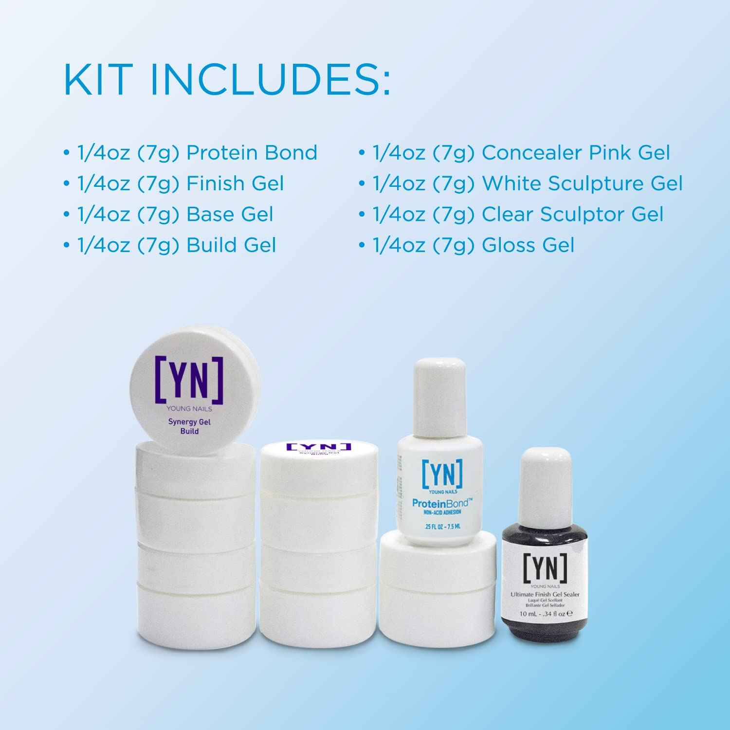 Young Nails False Nail Trial Synergy Gel Kit