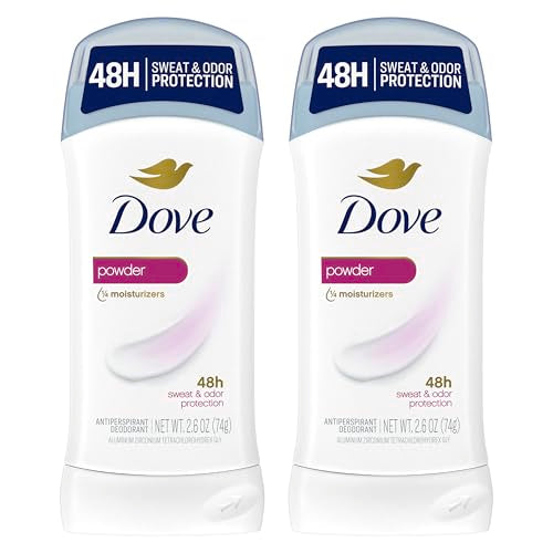 Dove Invisible Solid Antiperspirant Deodorant Stick 2.6 oz 2-Pack for Women