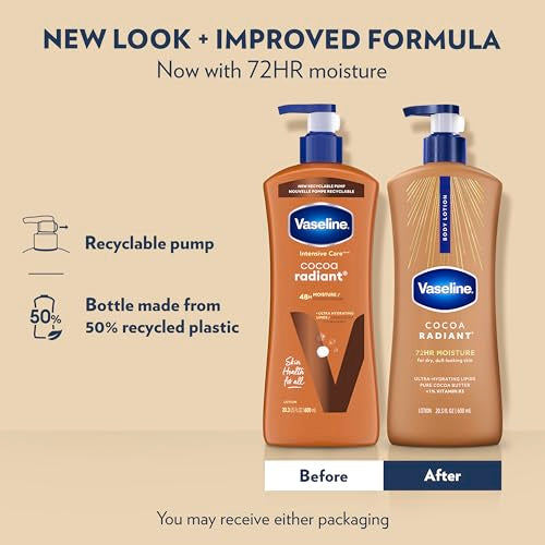 Vaseline Intensive Care Cocoa Radiant Body Lotion 20.3oz