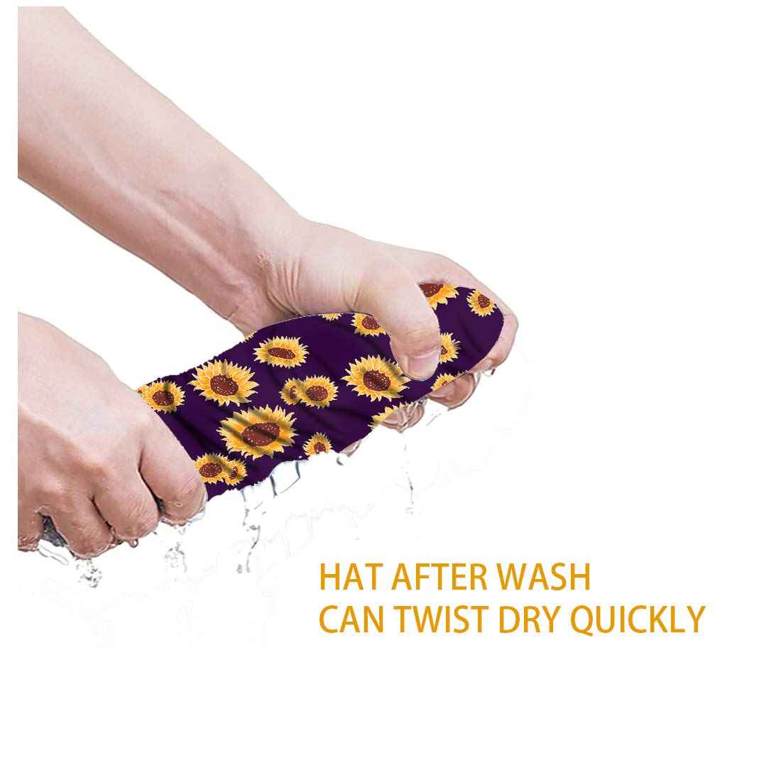 Biyejit Starry Dolphins Working Cap Scrub Cap with Sweatband, Adjustable Scrub Caps for Women Men, One Size