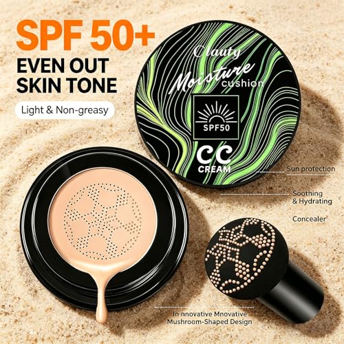 CC Cushion Foundation SPF 50+ - Full Coverage Moisturizing