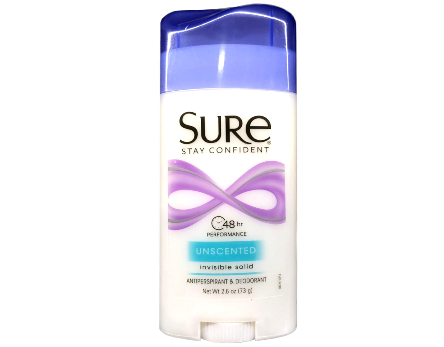 Sure Anti-Perspirant Deodorant Invisible Solid Unscented 2.60 oz (Pack of 10)
