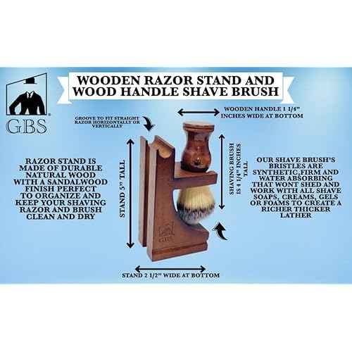 G.B.S Complete Men¡¯s Wood Shaving Set