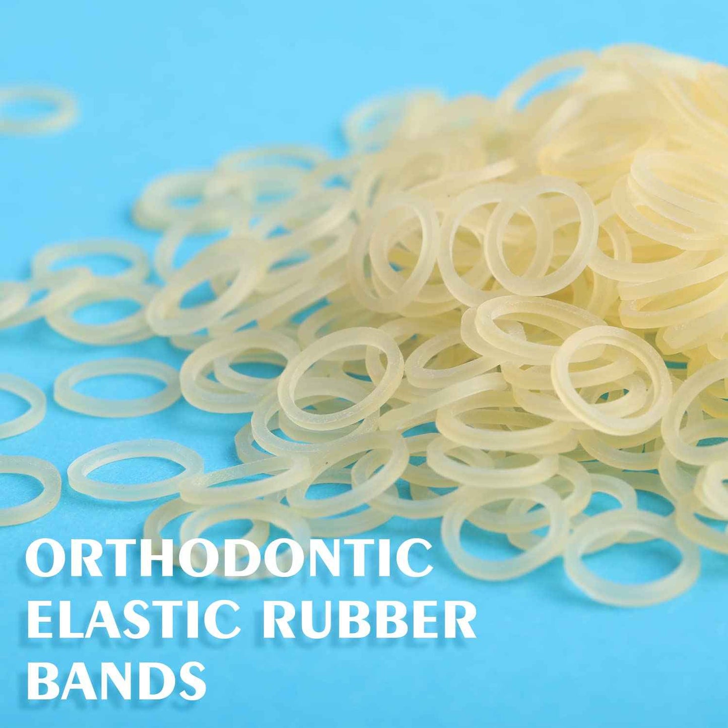 ANNWAH 500 pcs Rubber Bands for Braces,elastics for braces Fox 4.5 Ounces,Heavy Rubber Traction Bands 1/4" (100 Pieces/Pack)
