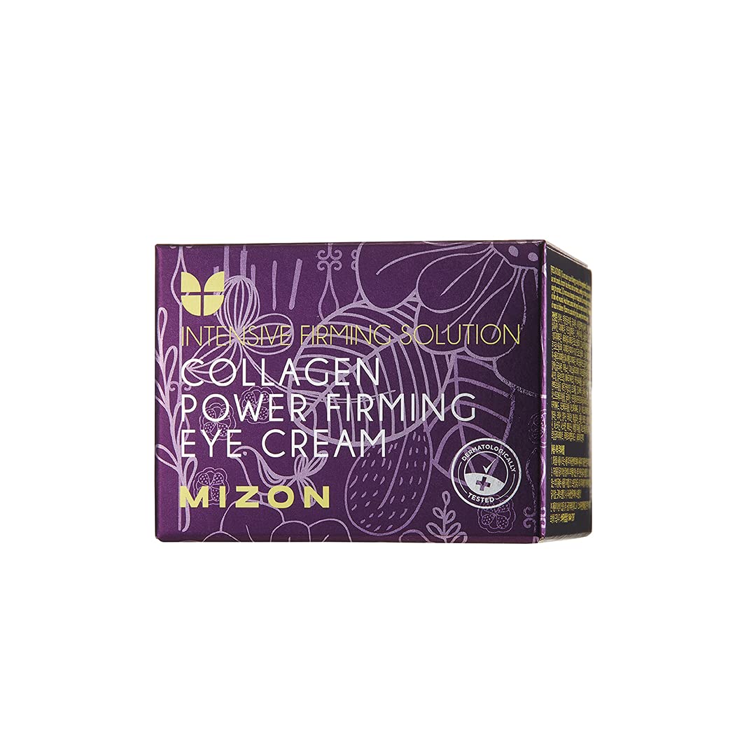 MIZON Collagen Power Firming Eye Cream, Collagen, Anti-wrinkle, elastin booster, Moisturizing, skin elasticity with Hyaluronic Acid. (25ml, 0.84 FL oz)