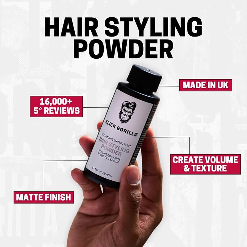 Slick Gorilla Men's Hair Styling Duo – Texture Powder & Sea Salt Spray
