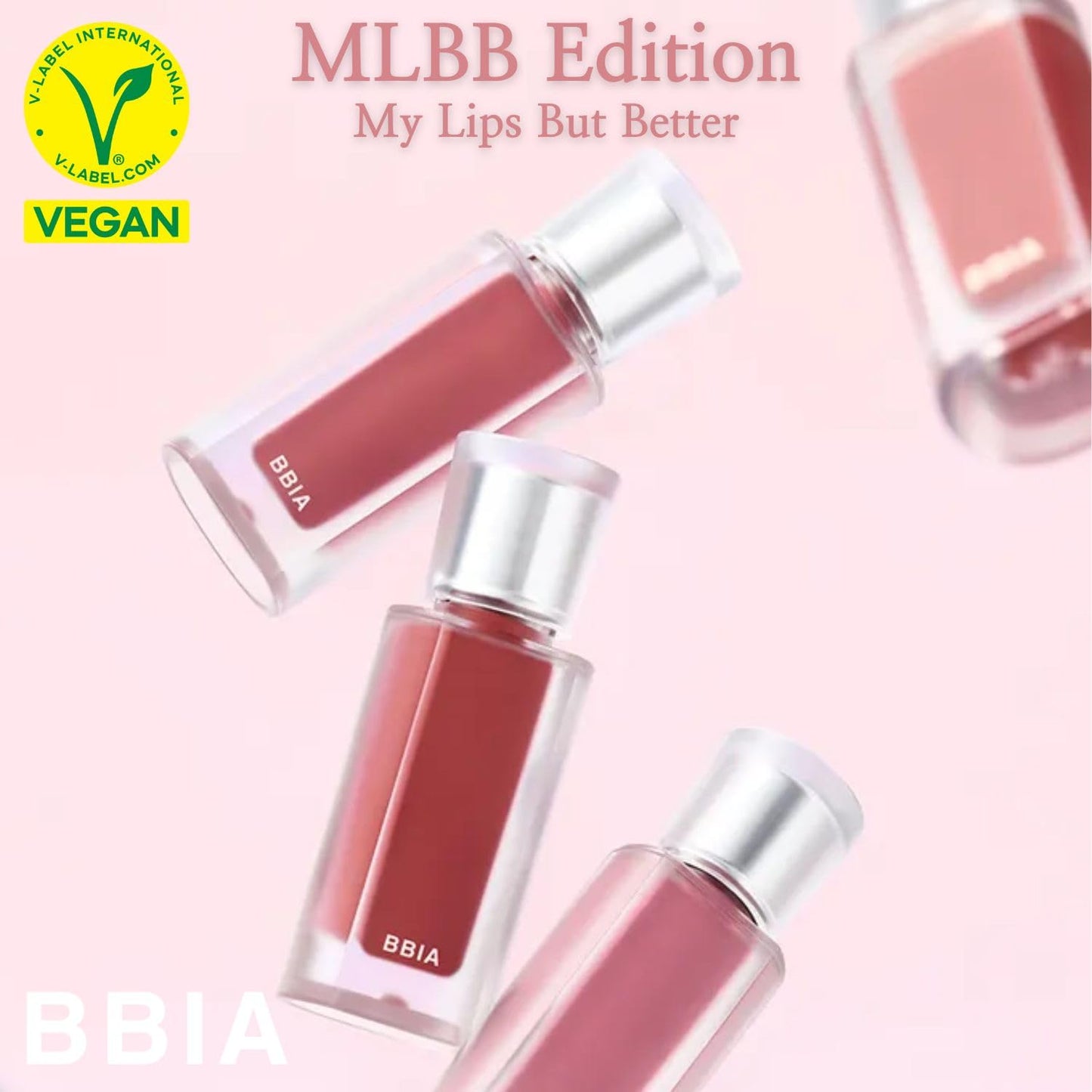 BBIA Last Velvet Tint MLBB Edition - Soft Creamy Matte Finish Lip Stain, Blur Effect & Velvety Texture, Long-Lasting, High Pigment, Non-Drying, Vegan, Korean Lip Makeup (V48 JOYFUL LIFE, Pack of 1)