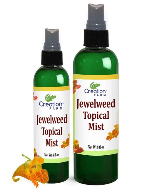 Creation Farm Jewelweed 8 oz Mist and Jewelweed soap 2 Pack Extra efffective When Used Together