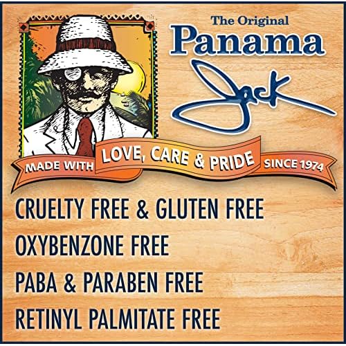 Panama Jack Sunscreen Lip Balm - SPF 45, Broad Spectrum UVA-UVB Sunscreen Protection, Prevents & Soothes Dry, Chapped Lips, Vanilla, 12-pack