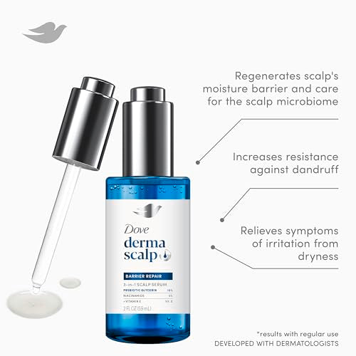 Dove Derma Scalp Dandruff Relief 3-in-1 Barrier Repair Serum 2 fl oz