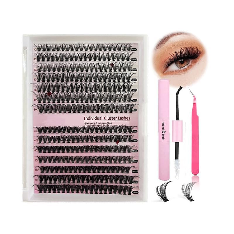30D/40D Reusable False Eyelashes with Glue & Applicator