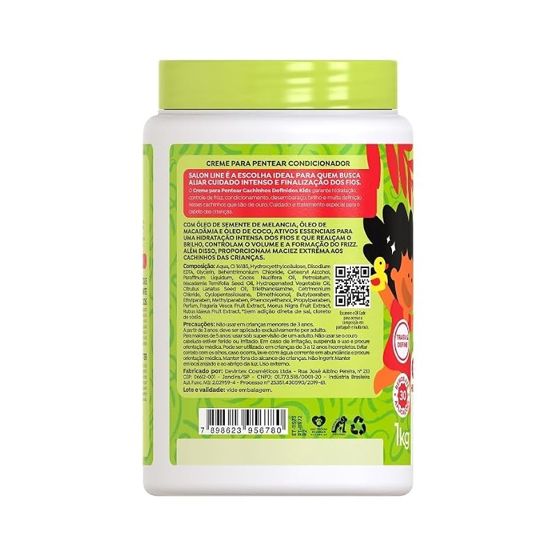 Salon Line Kids Curl Defining Cream - 1000g Watermelon