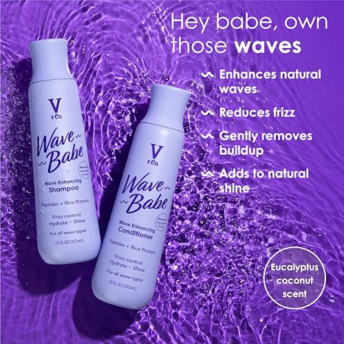 V&Co. Wave Babe Wavy Hair Shampoo 12 fl oz