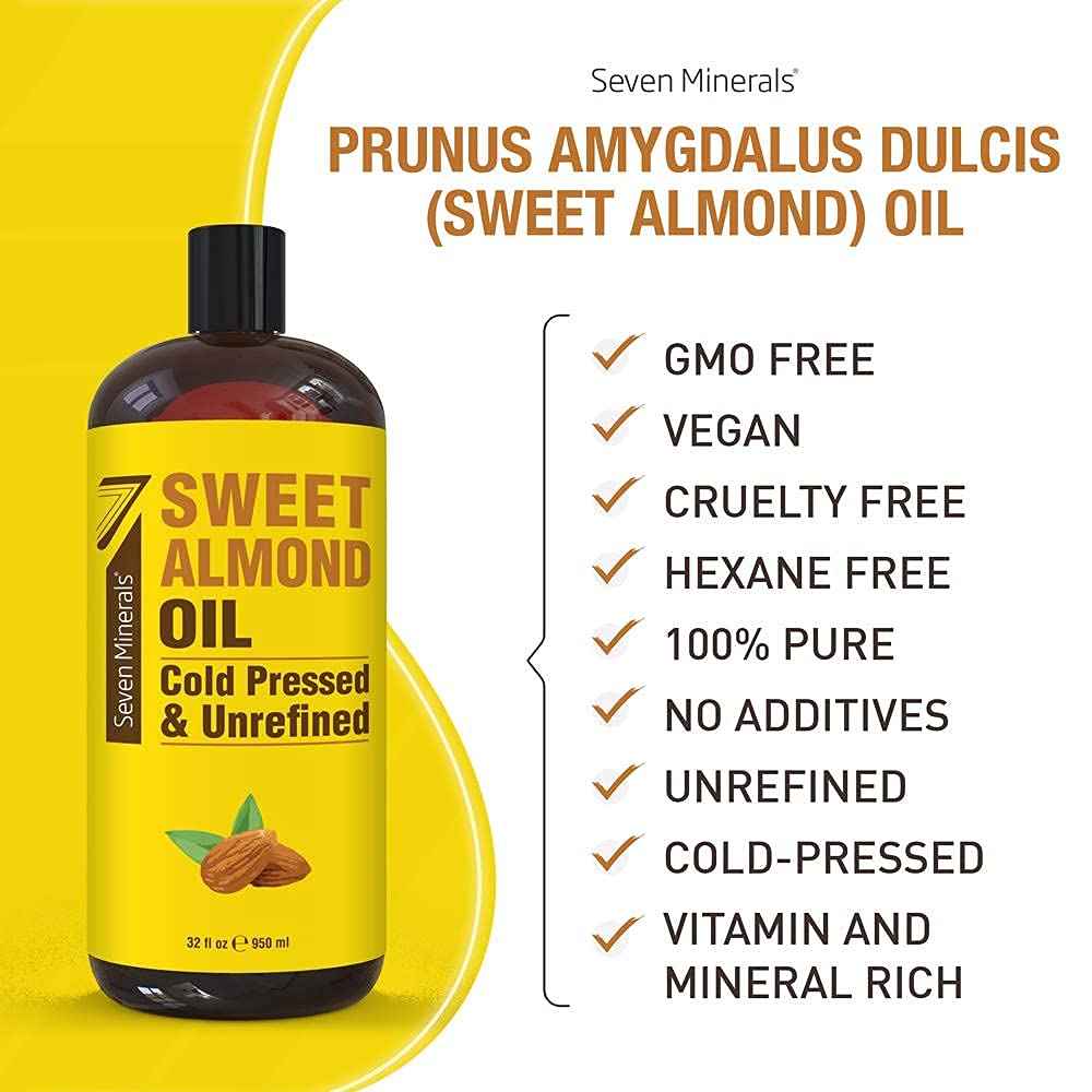 Seven Minerals Pure Sweet Almond Oil & Pure Apricot Kernel Oil