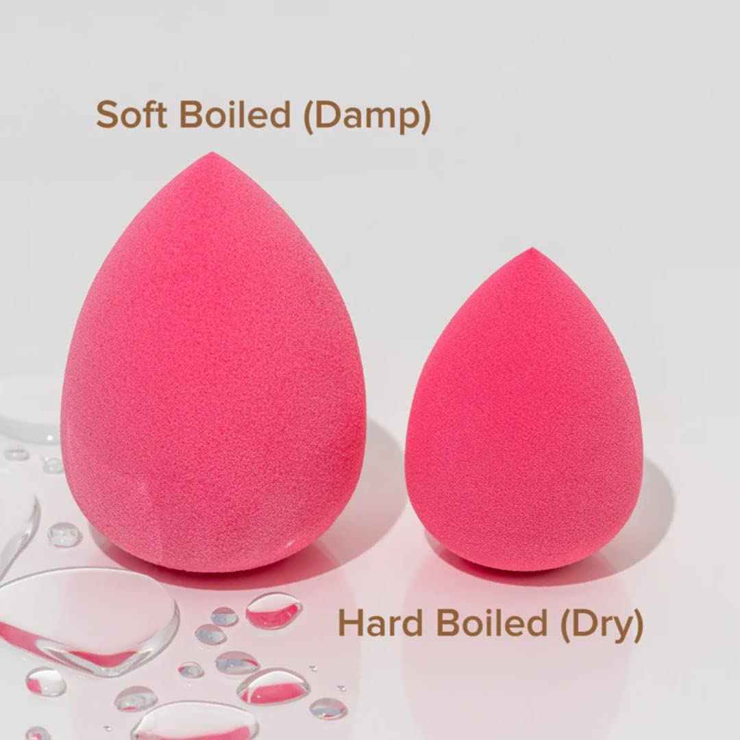 Beauty Bakerie Blending Egg Beauty Sponge Cosmetic Face Make up Blender Sponge Applicator for Powder, Liquid, Foundation, Concealer and Blending, Latex Free 6 Pack Set, Organic Brown