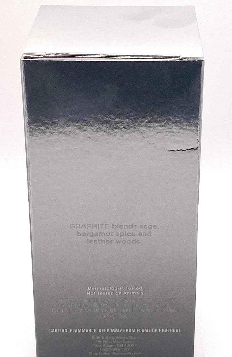 Bath and Body Works Bath & Body Works Graphite Men's Fragrance 3.4 Ounces Cologne Spray (2019 Edition)