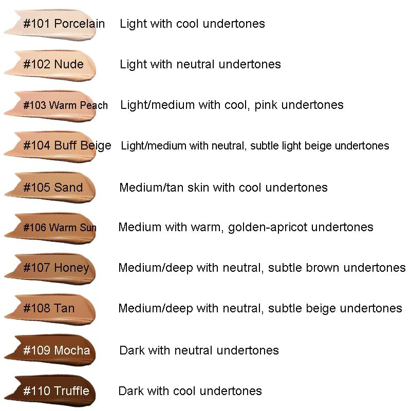 ABRUS Full Coverage Foundation 30ml - Soft Matte, Oil Control, 24HR Wear