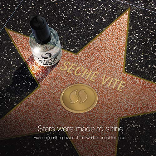 Seche Vite Dry Fast Top Coat Clear Nail Polish - 0.5 fl oz (2-Pack)