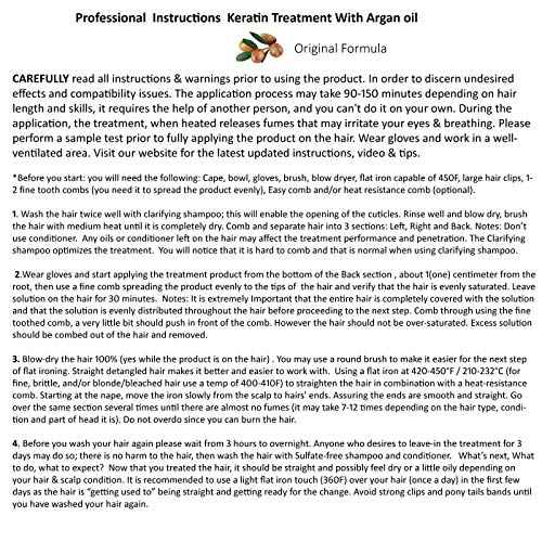 Brazilian Keratin Hair Treatment Professional X Large 1000ml Bottle with Easy Comb Proven Amazing Results