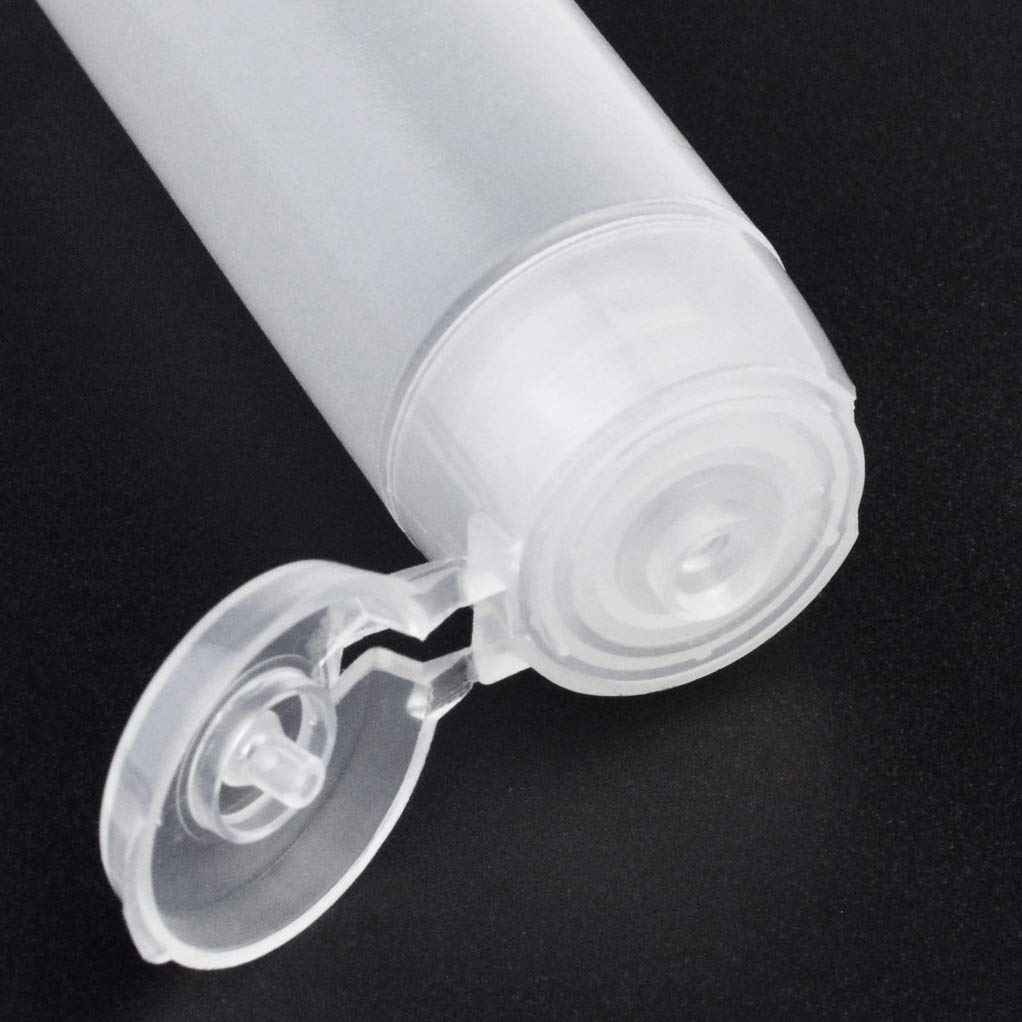 Nydotd 18 Pack Travel Size Plastic Squeeze Bottles for Liquids, 30ml/1Oz TSA Approved Makeup Toiletry Cosmetic Containers, Leak-Proof with Flip Caps, Refillable