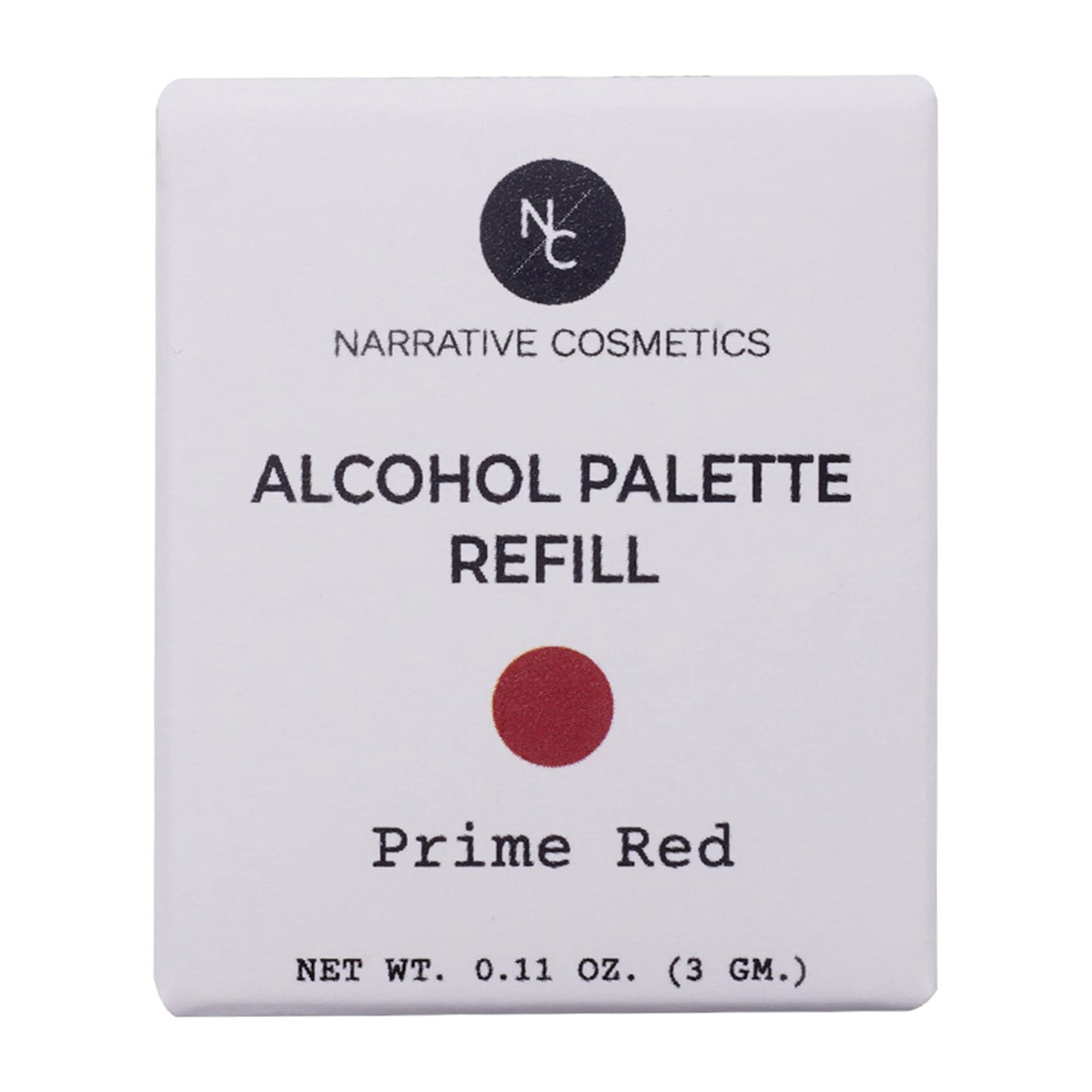 Narrative Cosmetics Alcohol Palette Refill Pans - FX Colors - Prime Red