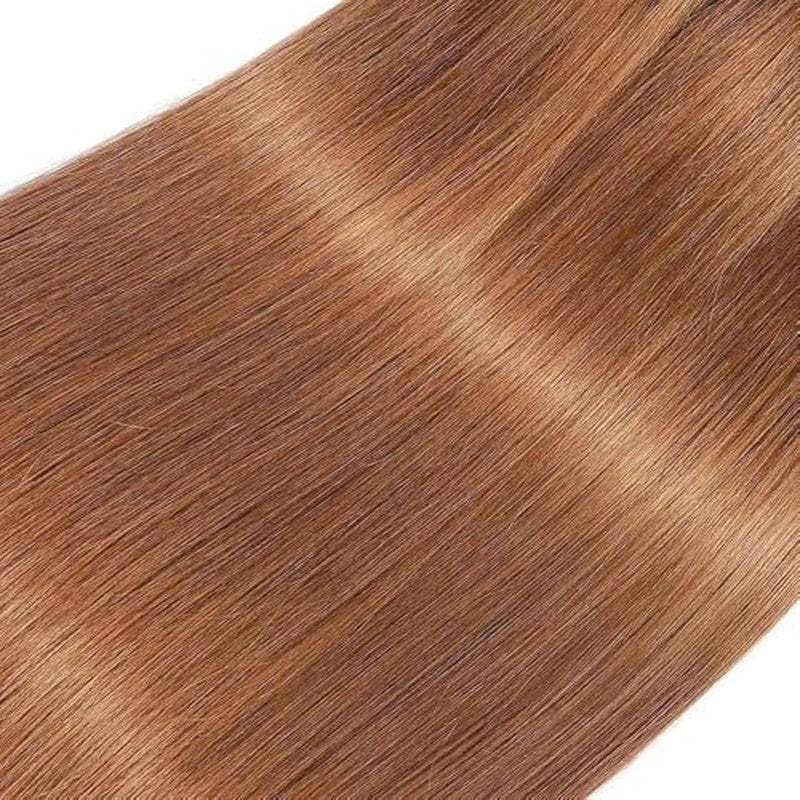 Brazilian Virgin Human Hair Bundles - Light Brown, 30-34 Inch