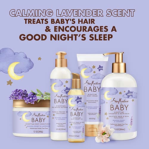 Shea Moisture Baby Deep Conditioner Manuka Honey Lavender 12oz - Gentle, Hydrating & Hypoallergenic