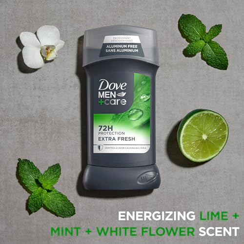 Aluminum Free Deodorant Stick for Men - Extra Fresh 3 oz, 4 Count