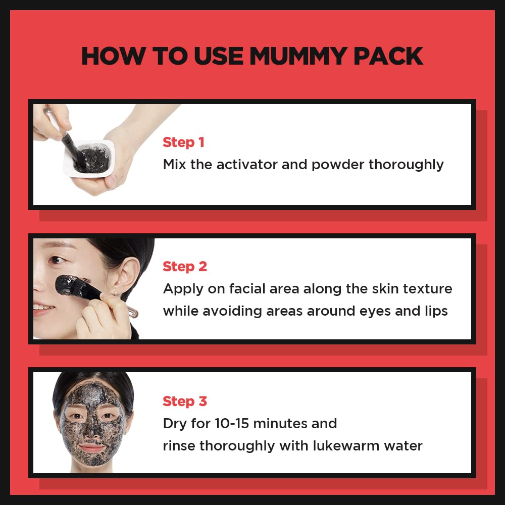 SKIN1004 Zombie Beauty MUMMY PACK & ACTIVATOR KIT, Wrinkles Treatment, Smoothening,Wrinkles