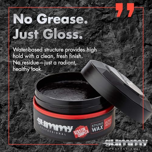 Gummy Professional Hair Wax for Men – Ultra Strong Hold Matte
