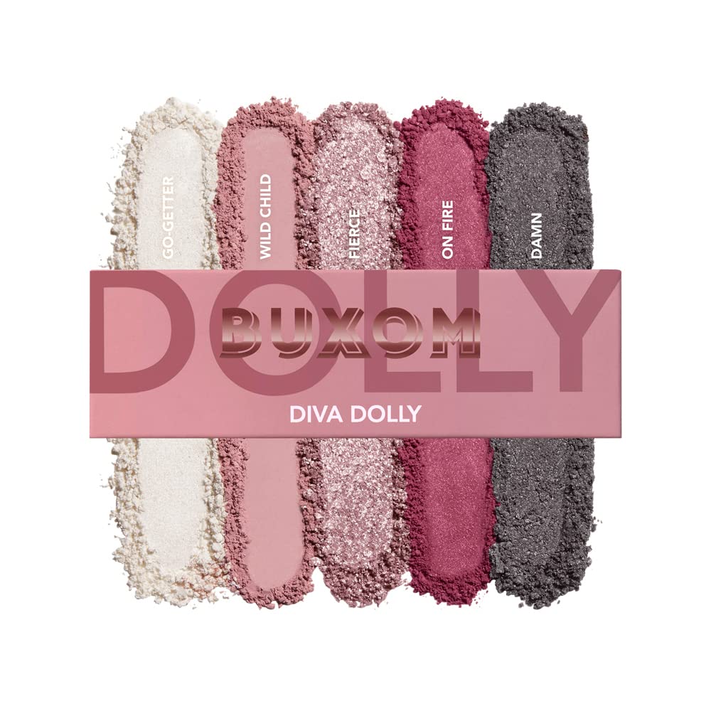 Buxom Diva Dolly Eyeshadow Palette, Diva Dolly, 0.15 oz.