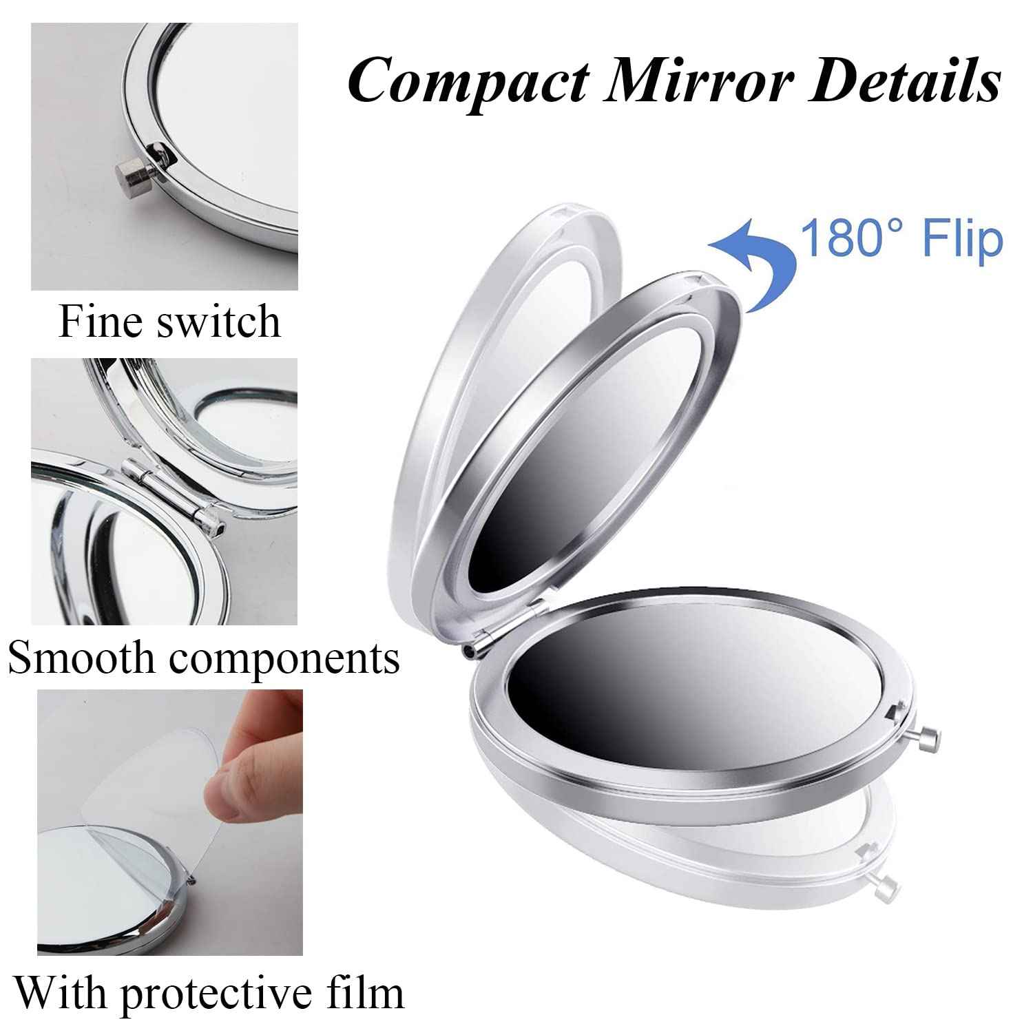 PLITI Daughter in Law Compact Mirror from Mother in Law Father in Law to My Daughter in Law Wedding Pocket Mirror (Daughter in Law CM)