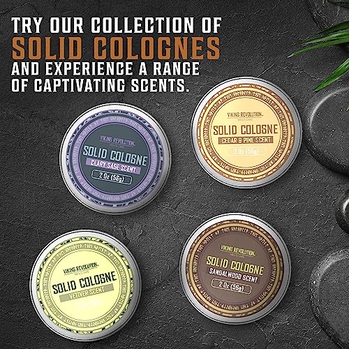 Viking Revolution Sandalwood Solid Cologne for Men - 2 oz