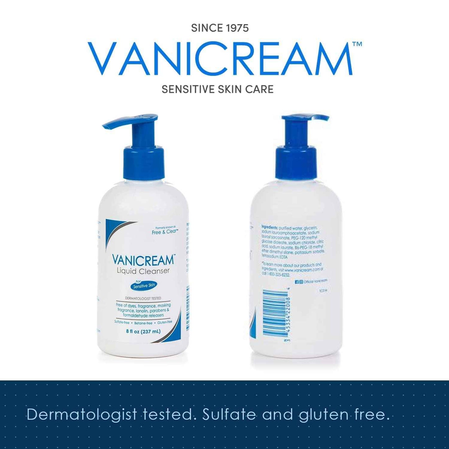 Free & Clear Liquid Cleanser 8 oz (Pack of 3)