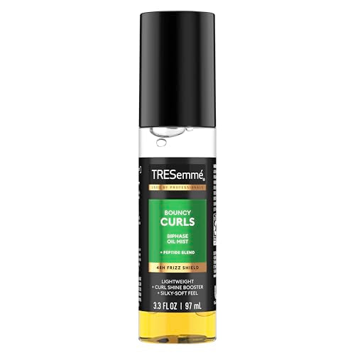 TRESemmé Bouncy Curls Biphase Hair Oil Mist with Peptide Blend, 3.3 oz