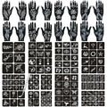 Henna Tattoo Stencils 138 PCS Reusable Body Art Kit