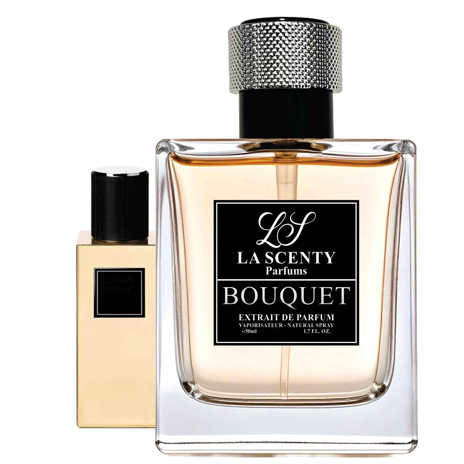 LaScenty Bouquet | Comparable to SUPREME BOUQUET for Women (1.7oz / 50ml) | Extrait de Parfum | Long-Lasting Floral Amber Musk Scent | Signature Luxury Fragrance