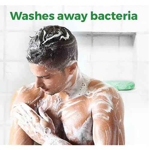 6-Pack Deodorant Irish Bar Soap, Mild for skin, 12 hours small fresh, Spring Soap for Washing Face, Body, Hand, 4oz each (total 24 oz) + 1 shower Sponge made for Irish Spring Soap