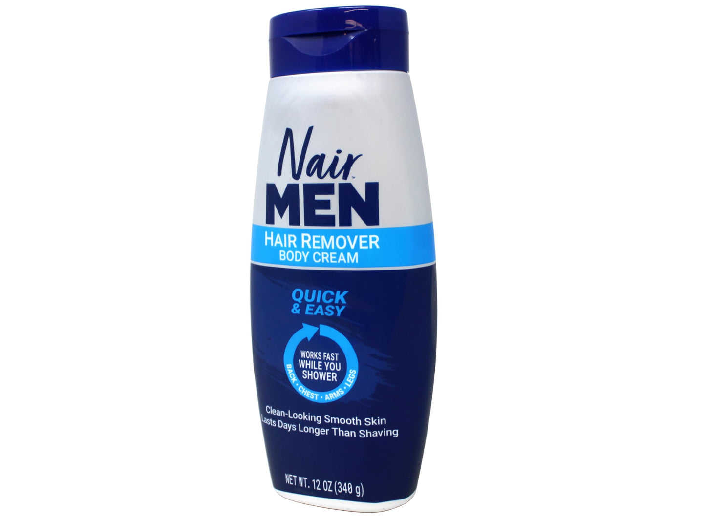 Nair Hair Remover for Men Hair Remover Body Cream, 12 oz (2-Pack)