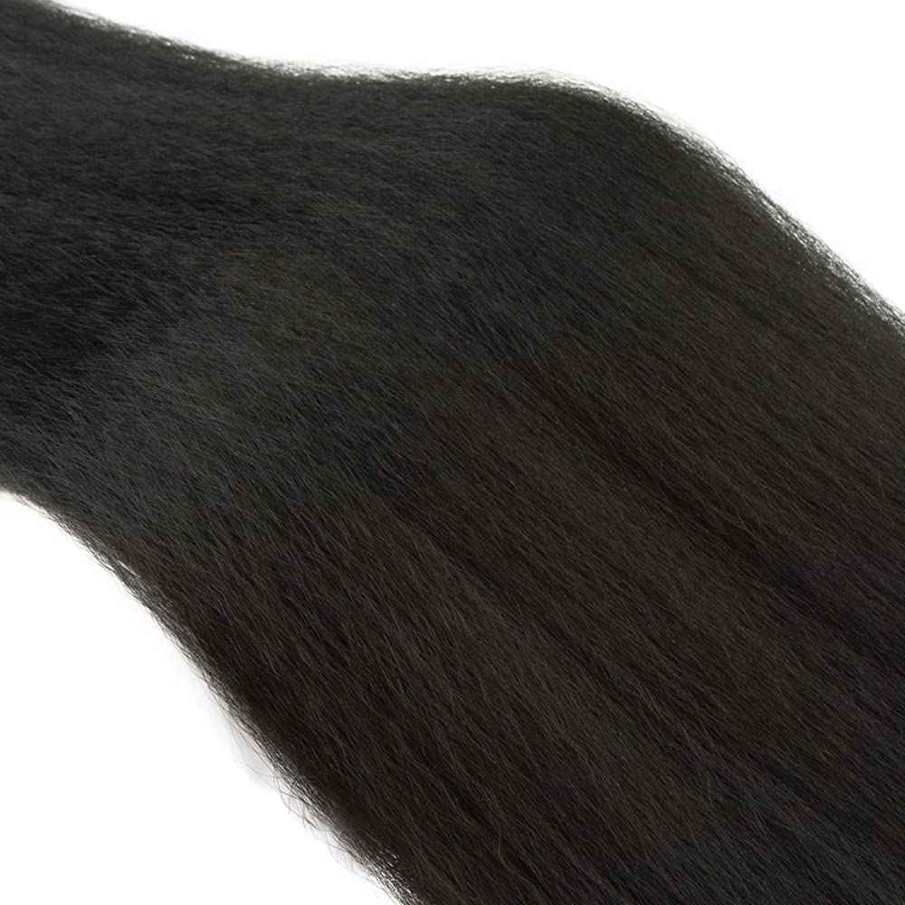 Condescension Human Hair Bundles 22 24 26 Inch Kinky Yaki Wave Human Hair Bundles Unprocessed Brazilian Virgin Quick Weave Hair for Black Women