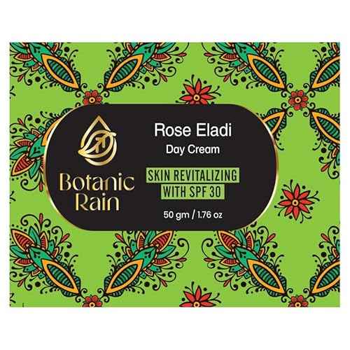 Natural Face Moisturizer With SPF 30 With Rose And Eladi, Organic Sunscreen For Face, Ayurveda Products For Crepey Skin Repair, 1.76 fl oz (Pack of 2)