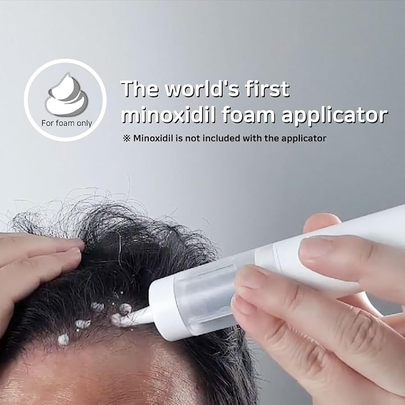 Minoxidil Foam Applicator - Scalp Dispenser for Hair Loss Treatment