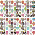 Day of the Dead Sugar Skull Temporary Tattoos (156 PCS)